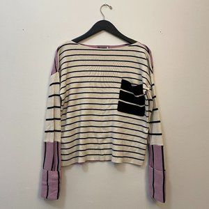 Anthropologie Faye Striped Sweater - Size S